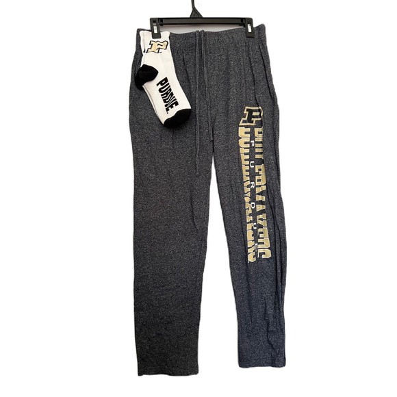 Purdue Boilermaker pajama pants and socks‎ size M - Picture 1 of 5
